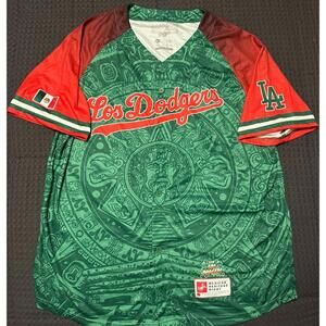 MLB Los Angeles Dodgers Limited Edition Mexican Heritage Night Jersey Size XL